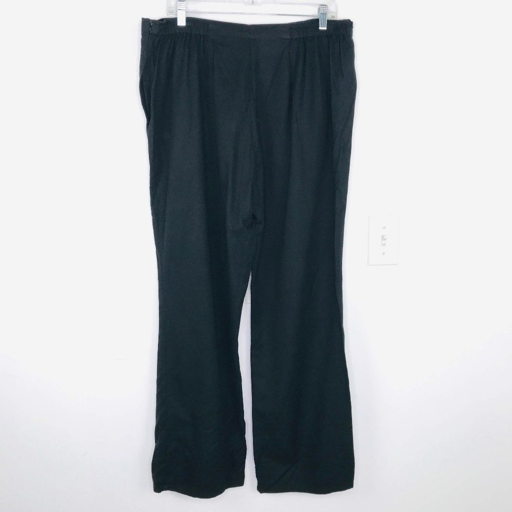 Roman's  Black Stretch Pants Tencel